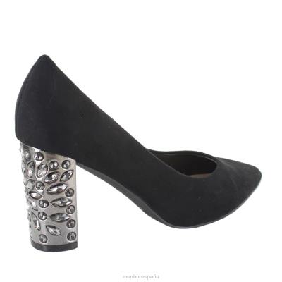 Menbur mujer mazia 204L1815 tacones medios y bajos negro