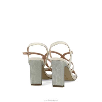 Menbur mujer meso 204L5728 tacones medios y bajos beige