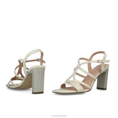 Menbur mujer meso 204L5728 tacones medios y bajos beige