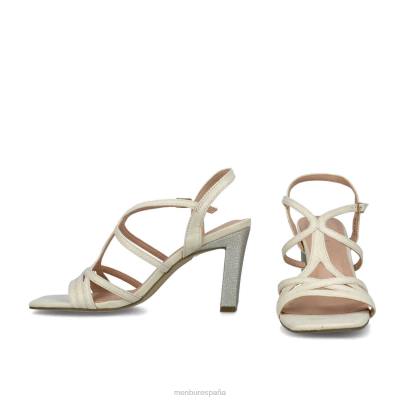 Menbur mujer meso 204L5728 tacones medios y bajos beige