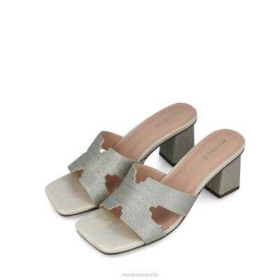 Menbur mujer meso 204L5783 tacones medios y bajos beige