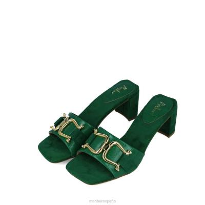 Menbur mujer metis 204L5861 tacones medios y bajos verde