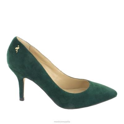 Menbur mujer monda 204L6012 tacones medios y bajos verde