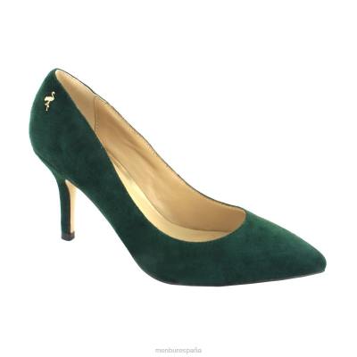 Menbur mujer monda 204L6012 tacones medios y bajos verde