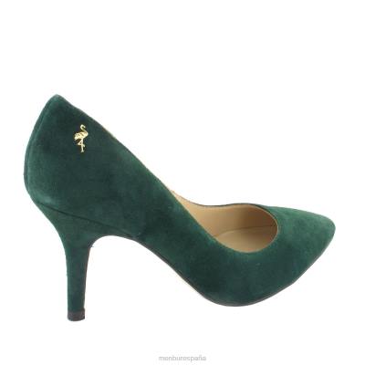 Menbur mujer monda 204L6012 tacones medios y bajos verde