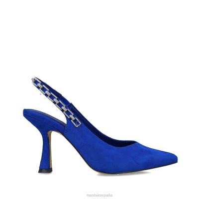 Menbur mujer monoceros 204L1565 tacones medios y bajos azul medio