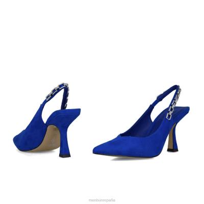 Menbur mujer monoceros 204L1565 tacones medios y bajos azul medio