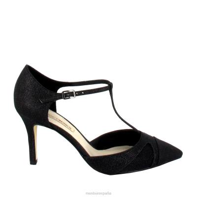 Menbur mujer nervioso 204L1766 tacones medios y bajos negro