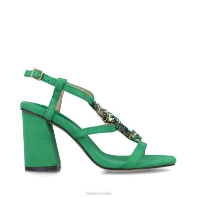 Menbur mujer normae 204L5586 tacones medios y bajos verde