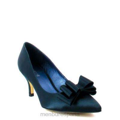 Menbur mujer pechora 204L1755 tacones medios y bajos azul oscuro