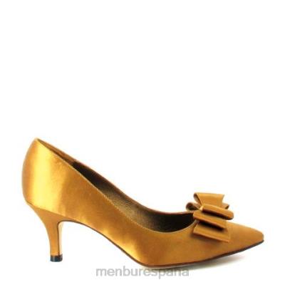 Menbur mujer pechora 204L5923 tacones medios y bajos beige