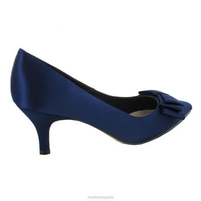 Menbur mujer pechora 204L5926 tacones medios y bajos azul oscuro