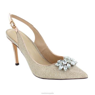 Menbur mujer pezzea 204L1881 tacones medios y bajos beige