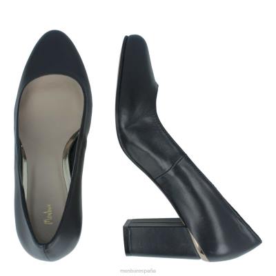 Menbur mujer salsa 204L1799 tacones medios y bajos negro