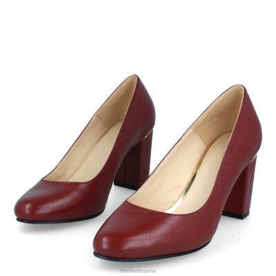 Menbur mujer salsa 204L1838 tacones medios y bajos rojo