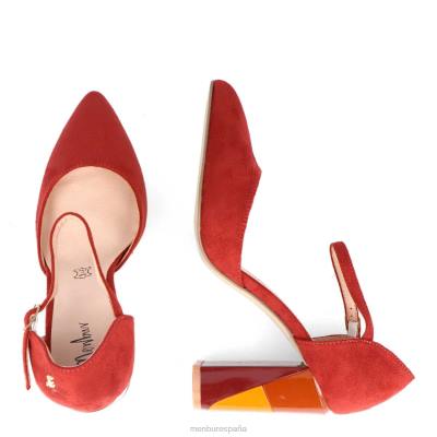 Menbur mujer solata 204L2109 tacones medios y bajos naranja