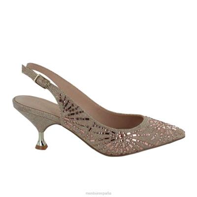 Menbur mujer solbiar 2 204L2154 tacones medios y bajos beige