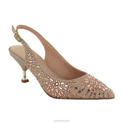 Menbur mujer solbiar 2 204L2154 tacones medios y bajos beige