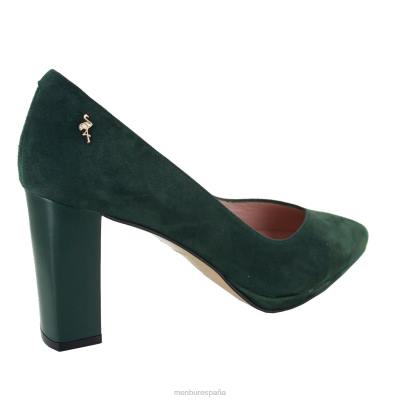 Menbur mujer solfara 204L2160 tacones medios y bajos verde