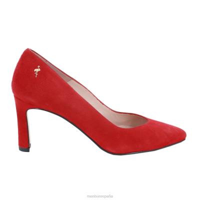 Menbur mujer somma 204L1889 tacones medios y bajos rojo