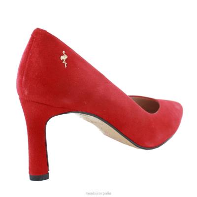 Menbur mujer somma 204L1889 tacones medios y bajos rojo