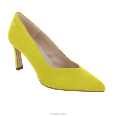 Menbur mujer somma 204L1890 tacones medios y bajos amarillo