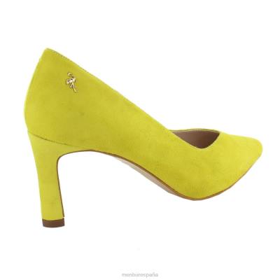 Menbur mujer somma 204L1890 tacones medios y bajos amarillo