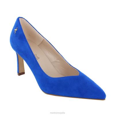 Menbur mujer somma 204L1892 tacones medios y bajos azul medio