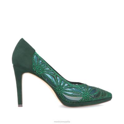 Menbur mujer sorbolo 204L2164 tacones medios y bajos verde