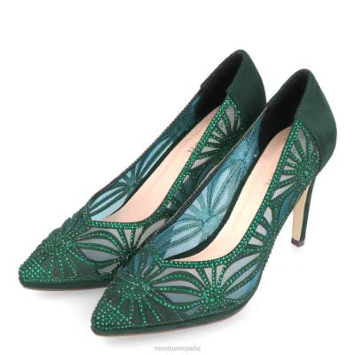 Menbur mujer sorbolo 204L2164 tacones medios y bajos verde