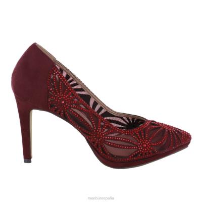 Menbur mujer sorbolo 204L2165 tacones medios y bajos rojo