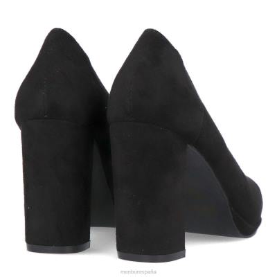 Menbur mujer stura 204L1931 tacones medios y bajos negro