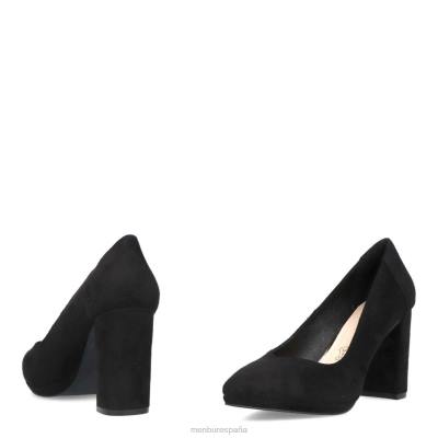 Menbur mujer stura 204L1931 tacones medios y bajos negro