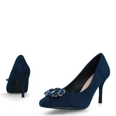 Menbur mujer tadasuni 204L2180 tacones medios y bajos azul oscuro