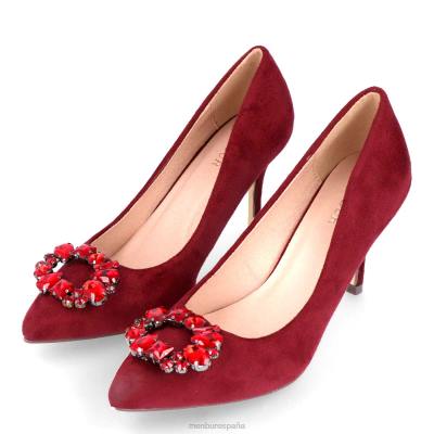 Menbur mujer tadasuni 204L2181 tacones medios y bajos rojo