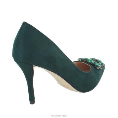 Menbur mujer tadasuni 204L2184 tacones medios y bajos verde