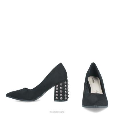 Menbur mujer talavorno 204L2128 tacones medios y bajos negro