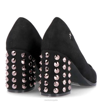 Menbur mujer talavorno 204L2128 tacones medios y bajos negro