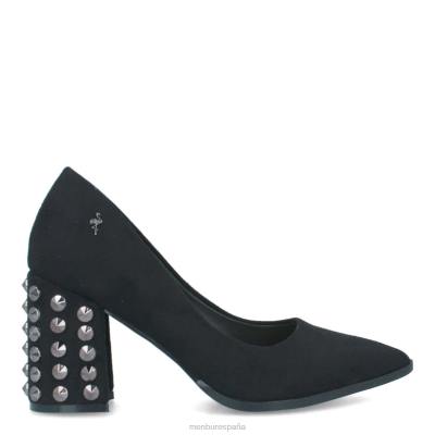 Menbur mujer talavorno 204L2128 tacones medios y bajos negro