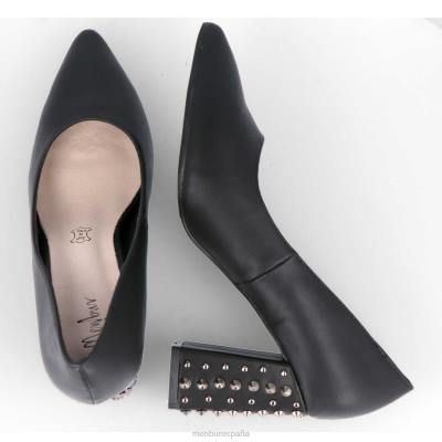 Menbur mujer tampolose 204L2129 tacones medios y bajos negro