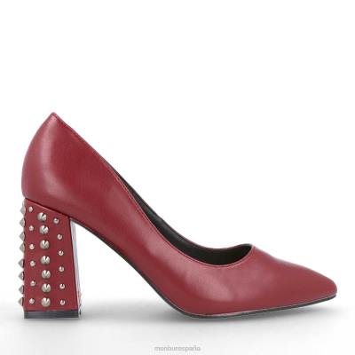 Menbur mujer tampolose 204L2190 tacones medios y bajos rojo