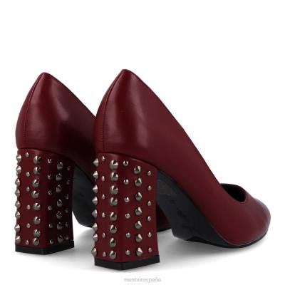 Menbur mujer tampolose 204L2190 tacones medios y bajos rojo