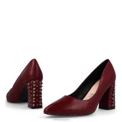 Menbur mujer tampolose 204L2190 tacones medios y bajos rojo