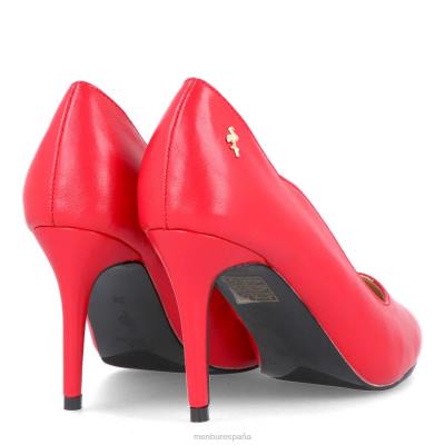 Menbur mujer tanaunella 204L2130 tacones medios y bajos rojo