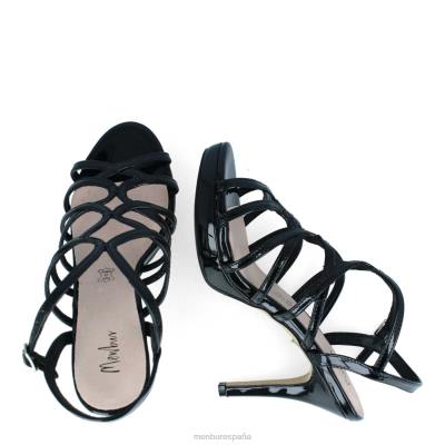 Menbur mujer tarsia 204L1903 tacones medios y bajos negro