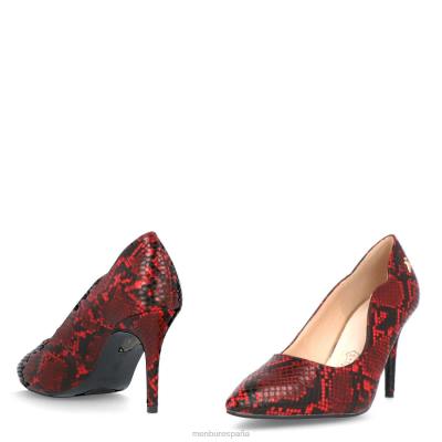 Menbur mujer tarvisio 204L2131 tacones medios y bajos rojo