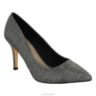 Menbur mujer toba 204L6022 tacones medios y bajos gris