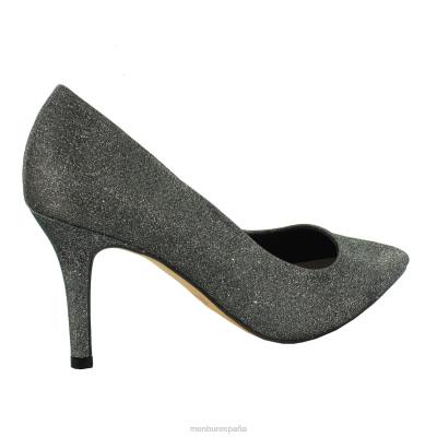 Menbur mujer toba 204L6022 tacones medios y bajos gris