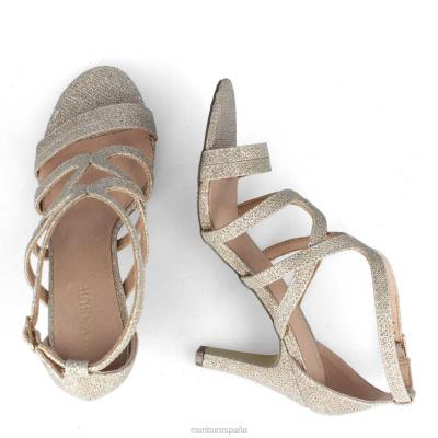 Menbur mujer tremenico 204L1951 tacones medios y bajos beige