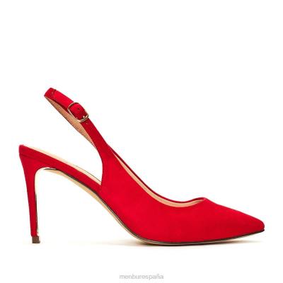 Menbur mujer troina 204L1963 tacones medios y bajos rojo